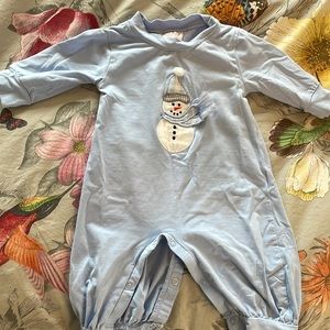 Snowman one piece outfit